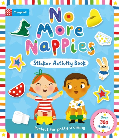 No More Nappies Sticker Activity Book - Perfect for potty training, with over 300 stickers!