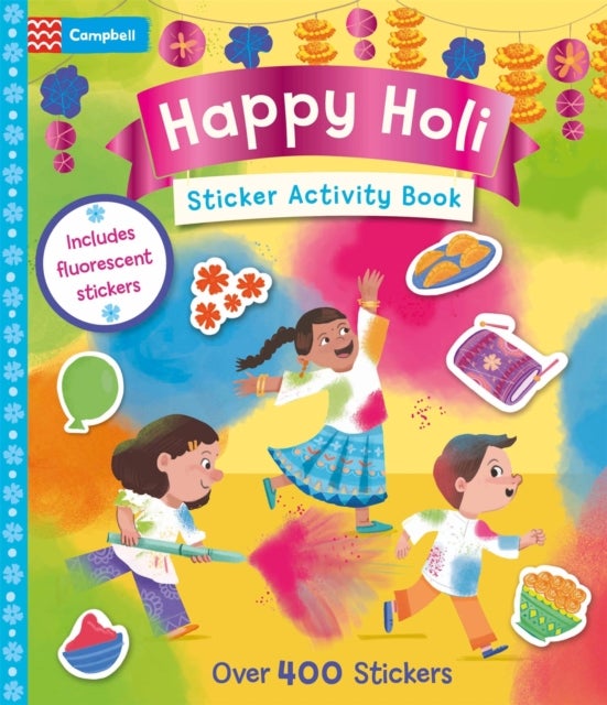 Happy Holi Sticker Activity Book - With over 400 stickers