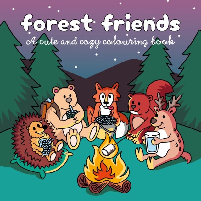 Forest Friends - A cute and cozy colouring book