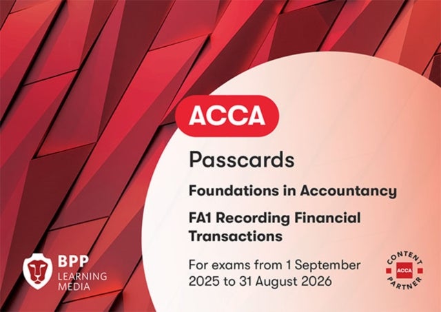 FIA Recording Financial Transactions FA1 - Passcards