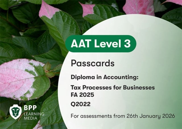 AAT Tax Processes for Businesses - Passcards