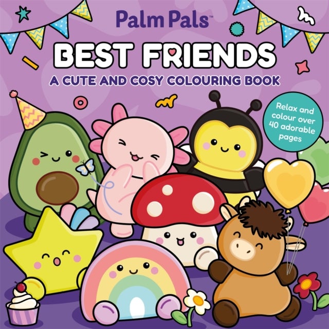 Palm Pals Best Friends: A Cute and Cosy Colouring Book