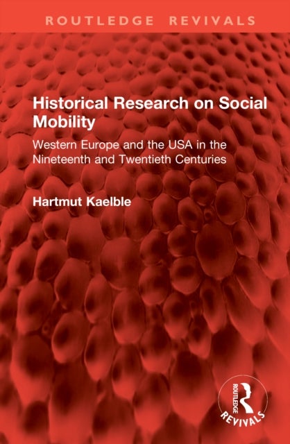 Historical Research on Social Mobility - Western Europe and the USA in the Nineteenth and Twentieth Centuries