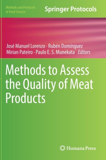 Methods to Assess the Quality of Meat Products