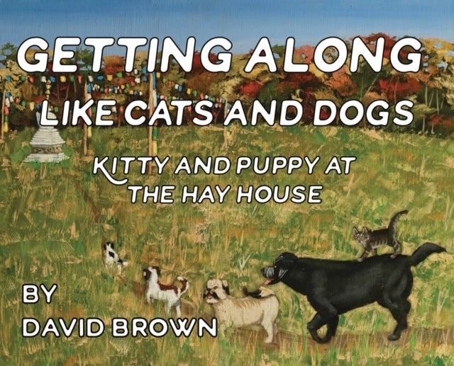Getting Along Like Cats And Dogs - Kitty And Puppy At The Hay House