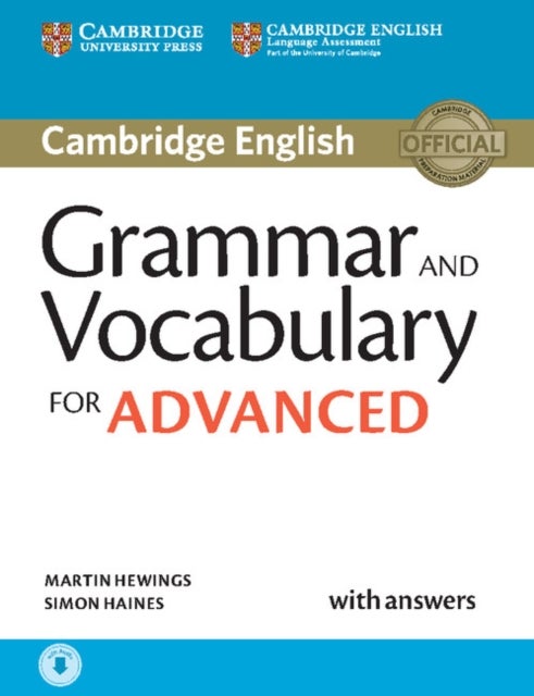 Grammar and Vocabulary for Advanced Book with Answers and Audio - Self-Study Grammar Reference and Practice