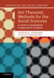 Set-Theoretic Methods for the Social Sciences
