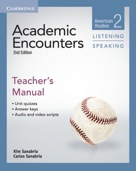 Academic Encounters Level 2 Teacher's Manual Listening and Speaking - American Studies