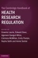 The Cambridge Handbook of Health Research Regulation