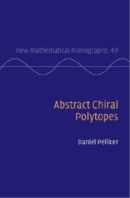 Abstract Chiral Polytopes