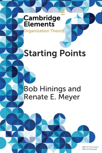 Starting Points - Intellectual and Institutional Foundations of Organization Theory