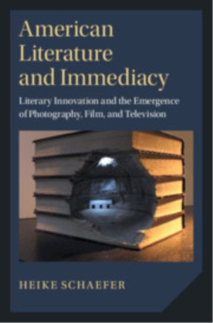 American Literature and Immediacy - Literary Innovation and the Emergence of Photography, Film, and Television