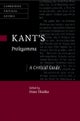Kant's Prolegomena