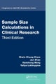 Sample Size Calculations in Clinical Research