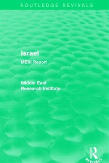 Israel (Routledge Revival) - MERI Report
