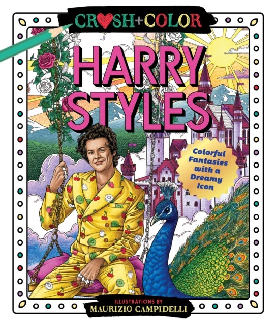 Crush and Color: Harry Styles - Colorful Fantasies with a Dreamy Icon