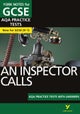 An Inspector Calls AQA Practice Tests with answers York Notes - for 2026, 2027 exams