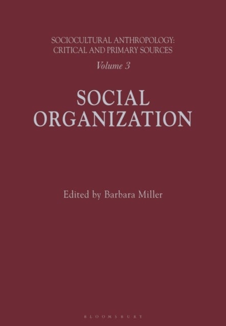 Sociocultural Anthropology: Vol 3 - Social Organization
