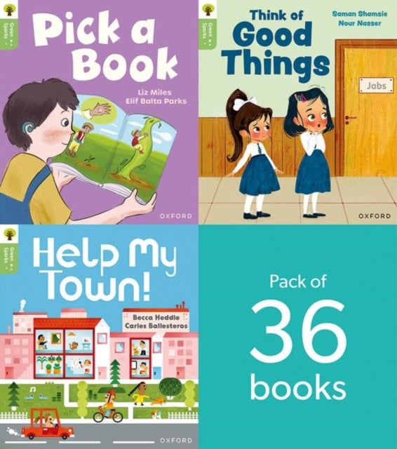 Oxford Reading Tree Green Sparks: Level 3 LEVEL 3 PACK of 36