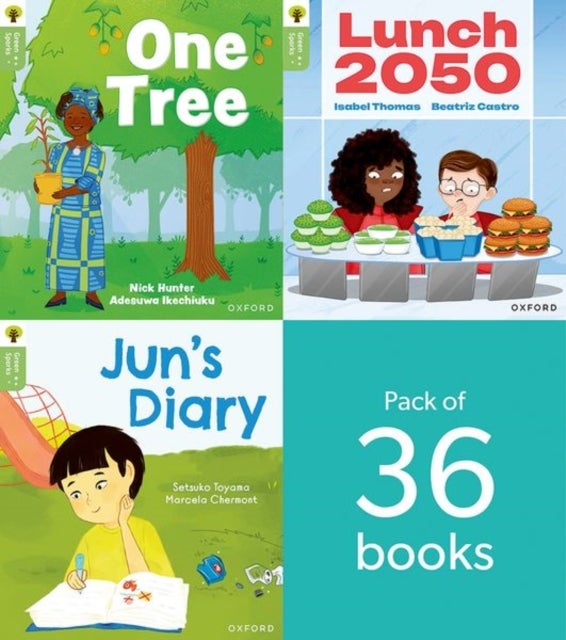 Oxford Reading Tree Green Sparks: Level 6 LEVEL 6 PACK of 36