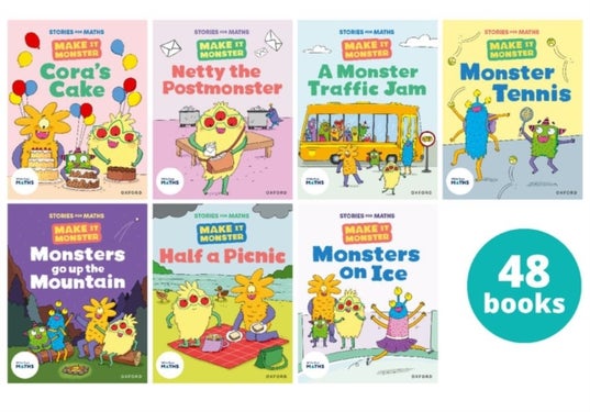 Stories for Maths: KS1: Make it Monsters (48 book pack)
