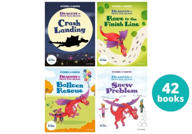 Stories for Maths: KS1: Dragons of Moontail Island (42 book pack)