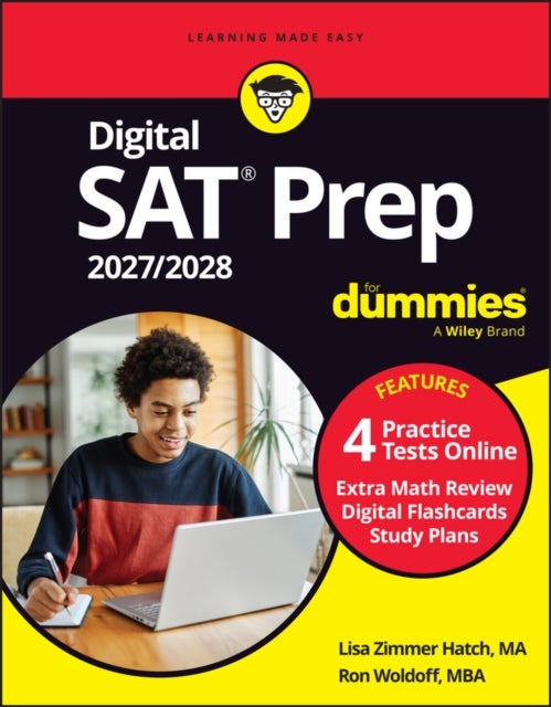 Digital SAT Prep 2027/2028 For Dummies - Book + 4 Full-Length Practice Tests & Flashcards Online