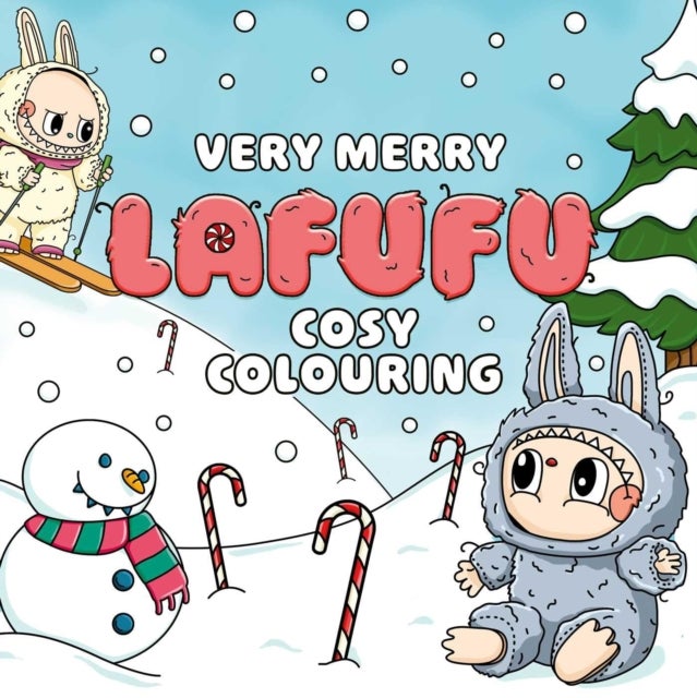 Very Merry Lafufu Cosy Colouring Book - A cosy Christmas colouring book for all ages!