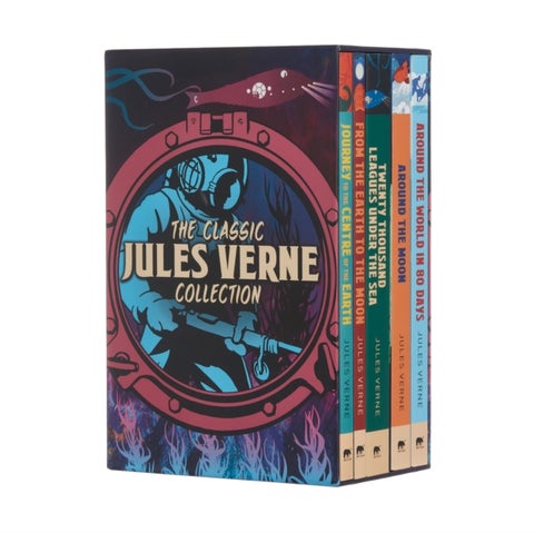 The Classic Jules Verne Collection - 5-Book paperback boxed set