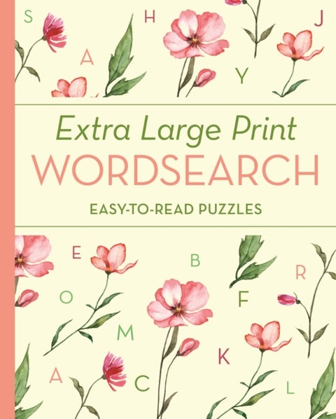 Extra Large Print Wordsearch - Easy-to-Read Puzzles