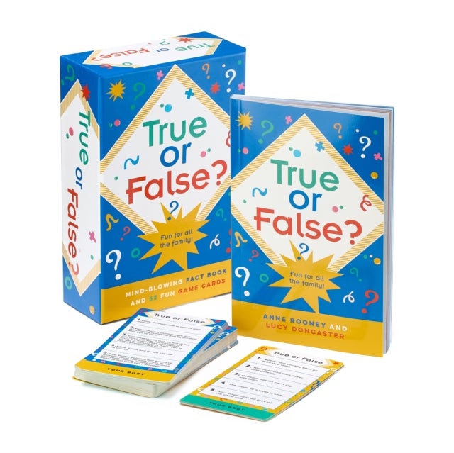 True or False? - Mind-Blowing 128-page Fact Book and 52 Fun Game Cards