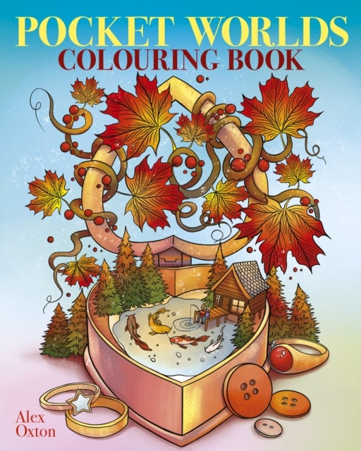 Pocket Worlds Colouring Book - Over 45 Miniature Scenes to Colour