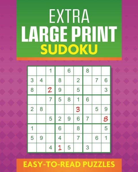 Extra Large Print Sudoku - Easy to Read Puzzles