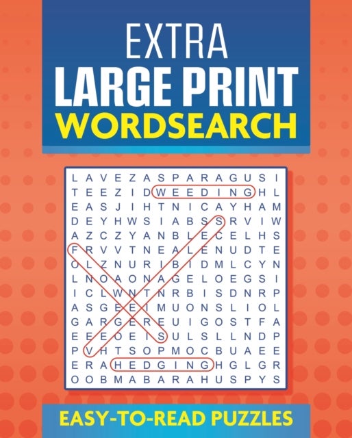 Extra Large Print Wordsearch - Easy to Read Puzzles