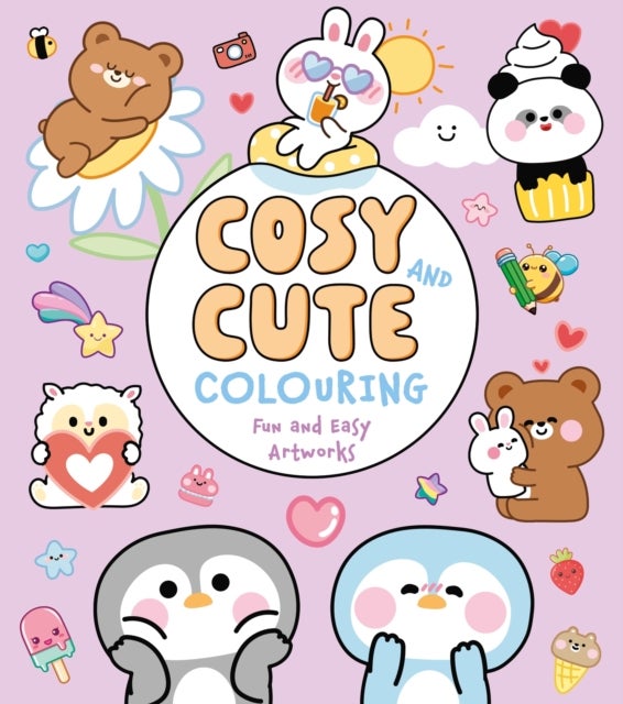 Cosy and Cute Colouring - Fun and Easy Artworks