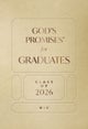 God's Promises for Graduates: Class of 2026 - Gold NIV