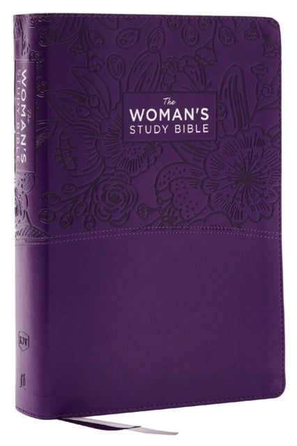 KJV, The Woman's Study Bible, Purple Leathersoft, Red Letter, Full-Color Edition, Comfort Print (Thumb Indexed) - Receiving God's Truth for Balance, Hope, and Transformation