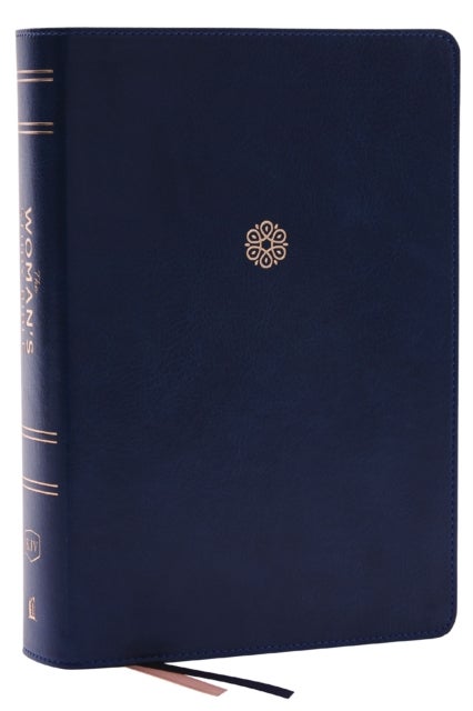 KJV, The Woman's Study Bible, Blue Leathersoft, Red Letter, Full-Color Edition, Comfort Print - Receiving God's Truth for Balance, Hope, and Transformation