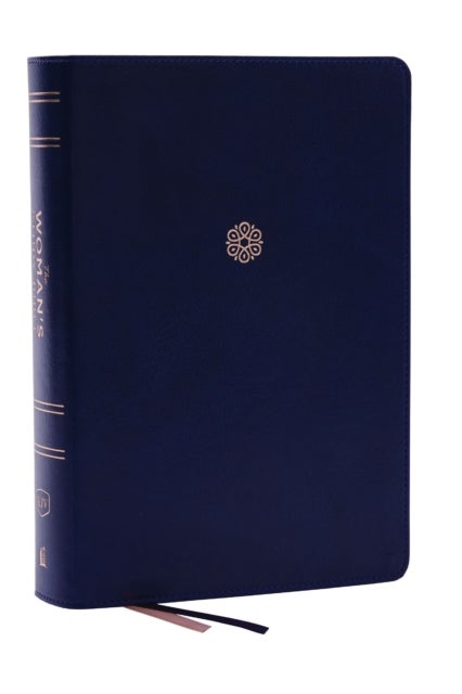 KJV, The Woman's Study Bible, Blue Leathersoft, Red Letter, Full-Color Edition, Comfort Print (Thumb Indexed) - Receiving God's Truth for Balance, Hope, and Transformation