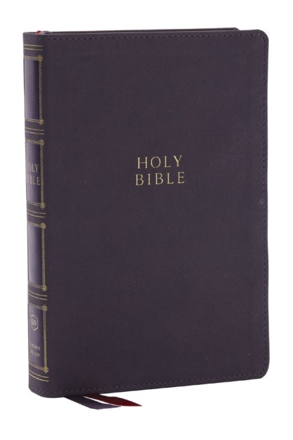 KJV Holy Bible: Compact Bible with 43,000 Center-Column Cross References, Gray Leathersoft, Red Letter, Comfort Print: King James Version