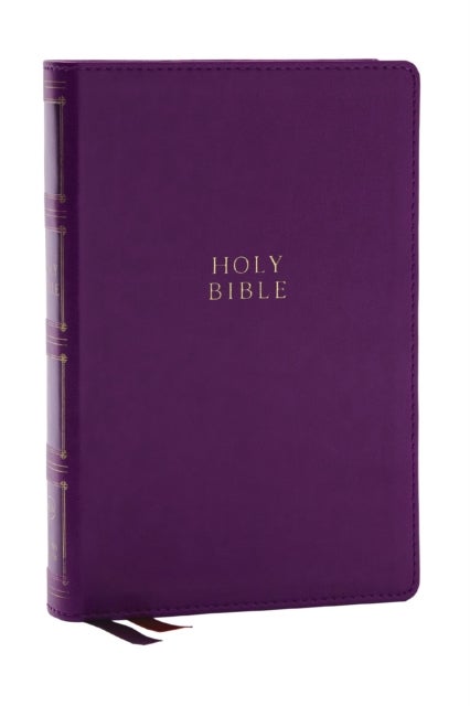 KJV Holy Bible: Compact Bible with 43,000 Center-Column Cross References, Purple Leathersoft, Red Letter, Comfort Print: King James Version