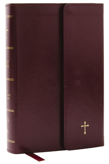 NKJV Compact Paragraph-Style Bible w/ 43,000 Cross References, Burgundy Leatherflex w/ Magnetic Flap, Red Letter, Comfort Print: Holy Bible, New King James Version - Holy Bible, New King James Version