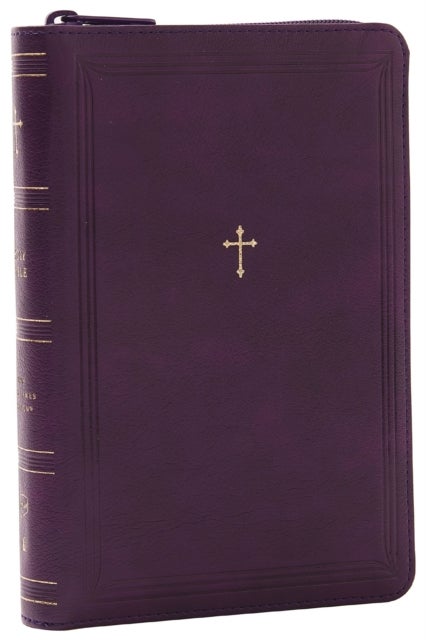 NKJV Compact Paragraph-Style Bible w/ 43,000 Cross References, Purple Leathersoft Zipper Closure, Red Letter, Comfort Print: Holy Bible, New King James Version - Holy Bible, New King James Version