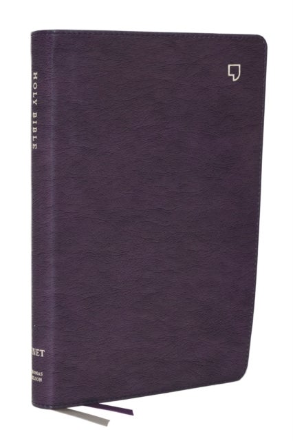 NET Bible, Large Print Thinline with Cross References, Purple Leathersoft, Comfort Print (Thumb Indexed)