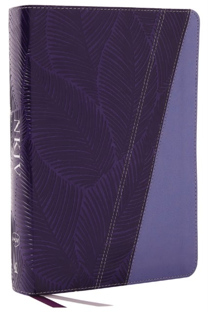NKJV Study Bible, Leathersoft, Purple, Full-Color, Thumb Indexed, Comfort Print - The Complete Resource for Studying God’s Word