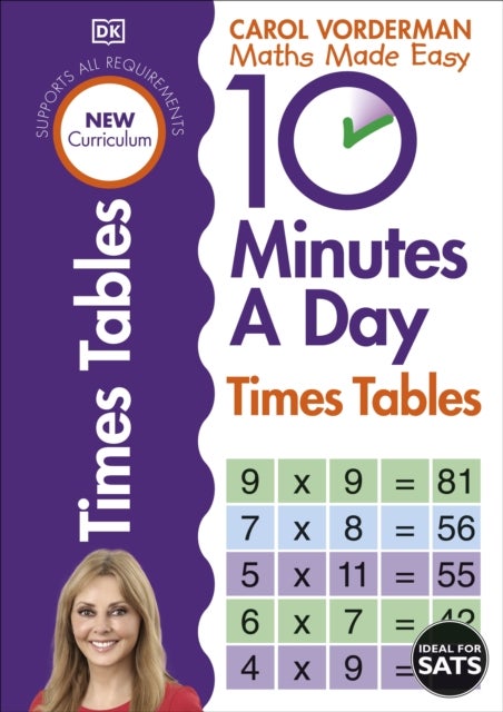 10 Minutes A Day Times Tables, Ages 9-11 (Key Stage 2) - Supports the National Curriculum, Helps Develop Strong Maths Skills