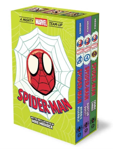 Spider-Man: A Mighty Marvel Team-Up 3-Book Box Set - 3 Original Graphic Novels: Animals Assemble!, Quantum Quest!, Cosmic Chaos!