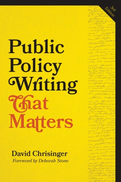 Public Policy Writing That Matters