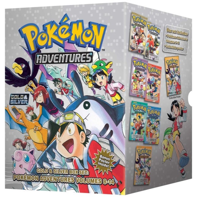 Pokemon Adventures Gold & Silver Box Set (Set Includes Vols. 8-14) - Set Includes Vols. 8-14