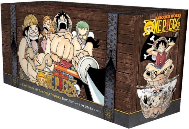 One Piece Box Set 1: East Blue and Baroque Works - Volumes 1-23 with Premium